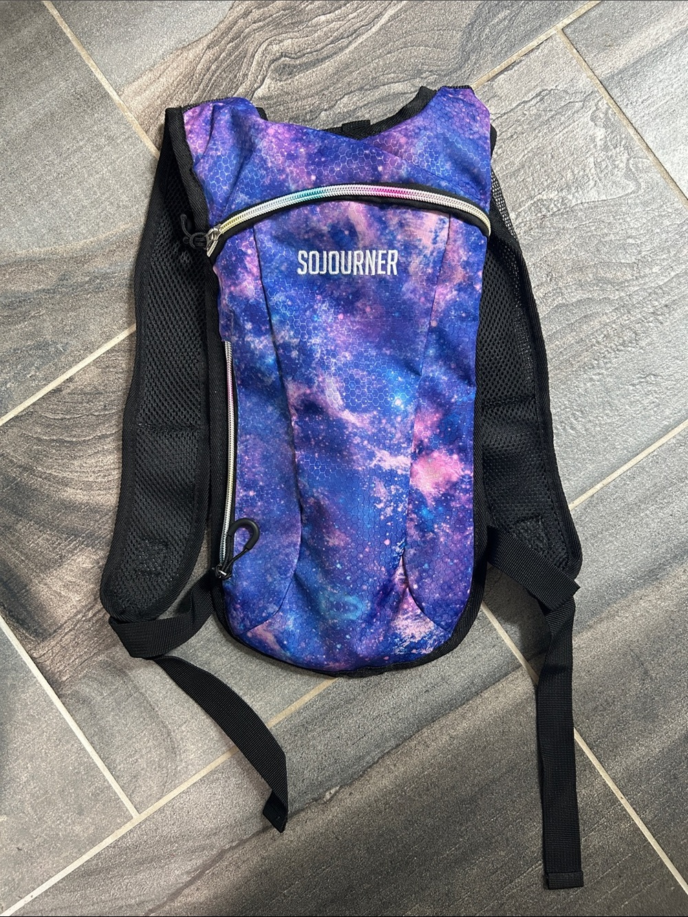 Sojourner Purple Galaxy Hydration Backpack